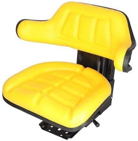 seat assembly - grammer style vinyl yellow fits john deere 2155 820 2955 2440 1640 2130 2755 2355 2950 2350 1630 2040 3040 2940 2840 2150 2555 3140 2020 2030 2240 2640 830 2750 2550 2140 1530 1020
