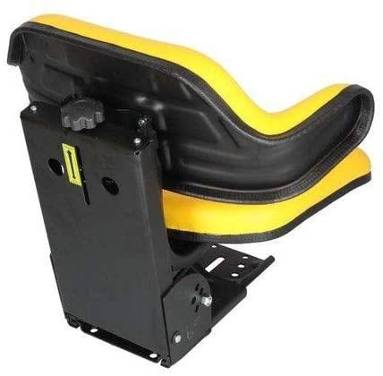seat assembly - grammer style vinyl yellow fits john deere 2155 820 2955 2440 1640 2130 2755 2355 2950 2350 1630 2040 3040 2940 2840 2150 2555 3140 2020 2030 2240 2640 830 2750 2550 2140 1530 1020