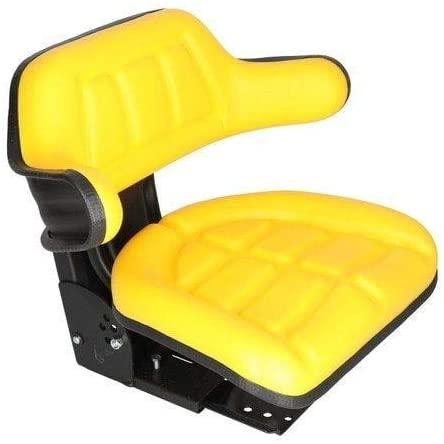 seat assembly - grammer style vinyl yellow fits john deere 2155 820 2955 2440 1640 2130 2755 2355 2950 2350 1630 2040 3040 2940 2840 2150 2555 3140 2020 2030 2240 2640 830 2750 2550 2140 1530 1020