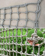 ANUOMY Climbing Frame Net for Kids | Rope Ladder Protection Net | Heavy Duty Netting Discoloration Material - Dia 14mm 15cm | Children Safety Net