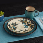 Belmont Set of 4 Blue Round Dinner Plates