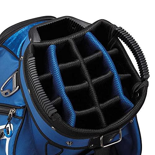 TaylorMade Select ST Cart Bag, Blue/White