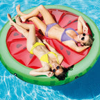 Giant Inflatable 72" Watermelon Island Summer Swimming Pool Float (3 Pack)