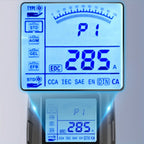 12V/24V Automotive Battery & Alternator Tester - Digital Analyzer for Cran& Charging Systems - Test Ran3Ah - 200Ah