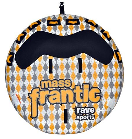 Rave Sports 02408 Mass Frantic Water Boat Towable Tube Ski Sled w/ Warranty