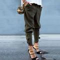 Women's Clothing - 2021 Women's Casual Loose Pockets Trousers