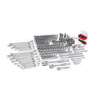 gearwrench 80972 243-piece 12 point 1/4 in., 3/8 in. and 1/2 in. mechanics tool set with 3 drawer storage box