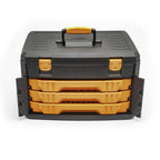 gearwrench 80972 243-piece 12 point 1/4 in., 3/8 in. and 1/2 in. mechanics tool set with 3 drawer storage box