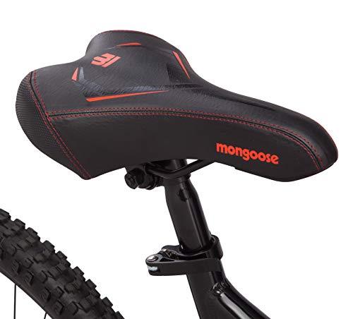 Mongoose Status 2.2 Men's with Full and Suspension 26 In. Bicycle, Black
