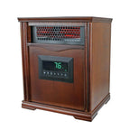 Lifesmart LifePro Dark Oak 1500 Watt Infrared Electric Portable Space Heater