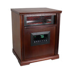 Lifesmart LifePro Dark Oak 1500 Watt Infrared Electric Portable Space Heater