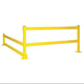 BLUFF MPBP20 Inline Post,11 ga. Steel,Lift-Out,Yellow