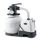 intex krystal clear sand filter &amp; saltwater system 2,100 gph  combo filter pump cg-26675eg, 110-120v with gfci