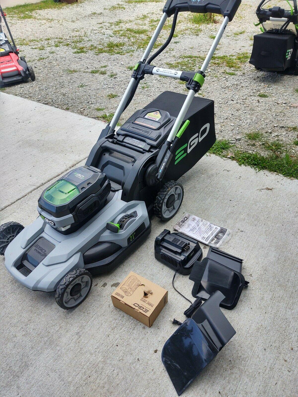NEW EGO LM2100 21" Lithium Ion Battery Push Lawn Mower w/ 2.5AH Battery