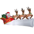Holiday Time 11 Foot Santa Sleigh with Reindeer