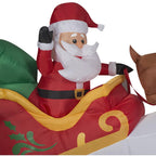 Holiday Time 11 Foot Santa Sleigh with Reindeer
