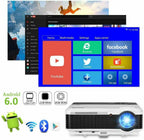 6000lms full hd android smart projector wifi home theater airplay tv hdmi zoom