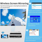 6000lms full hd android smart projector wifi home theater airplay tv hdmi zoom