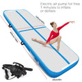 Fbsport Blue 4m/13ft 8in Thick Inflatable Air Track Tumbling Gymnastic Mat Floor Home Training W/ Pump