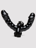 Fetish Fantasy Double Delight Vibrating Double Dildo Strap-On Set, Black