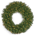 36 in. Norwood Fir Artificial Wreath with Clear Lights