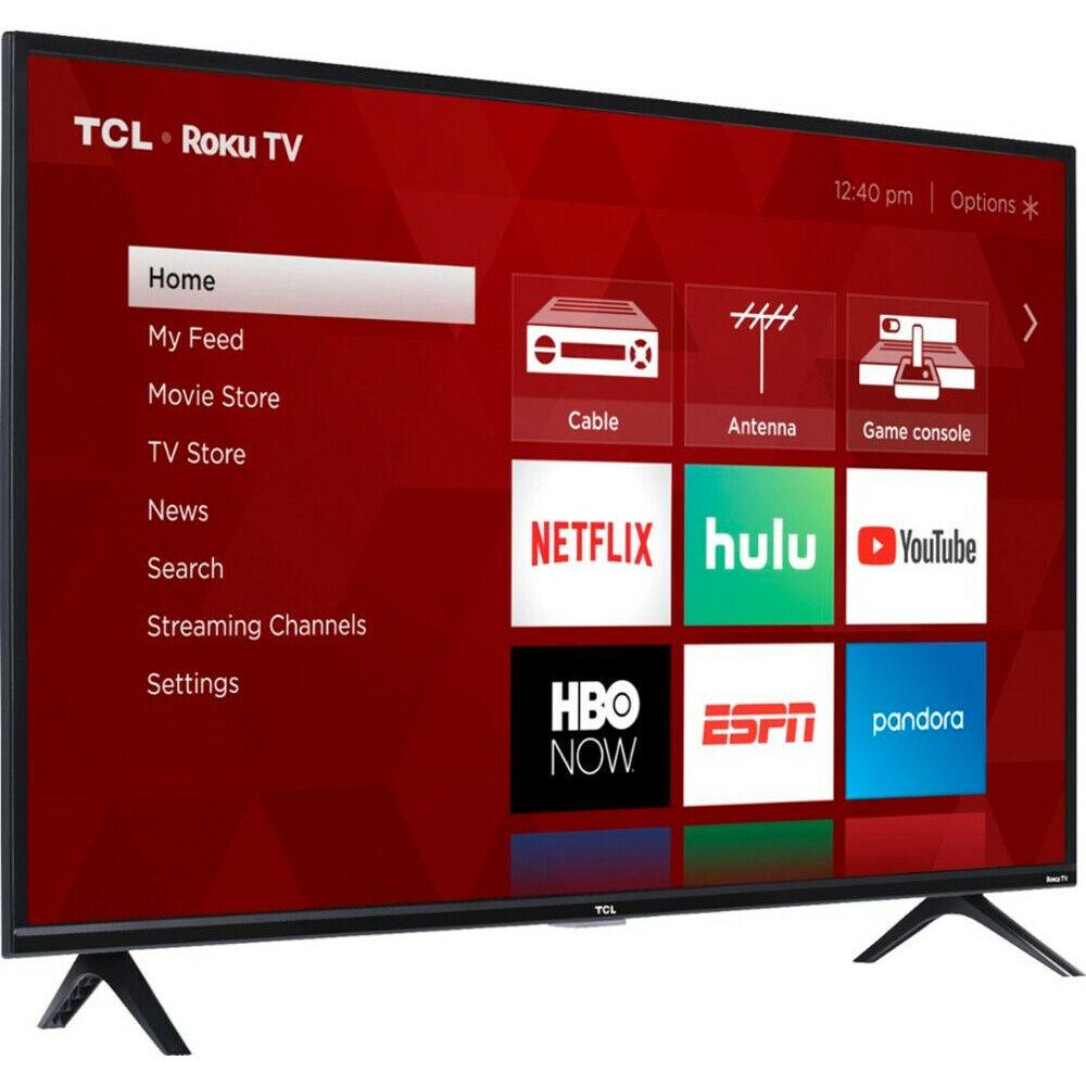 tcl -  40 inch class led 3-series 1080p smart hdtv w/ roku tv
