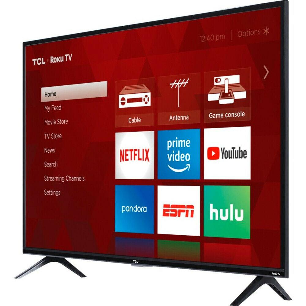 tcl -  40 inch class led 3-series 1080p smart hdtv w/ roku tv