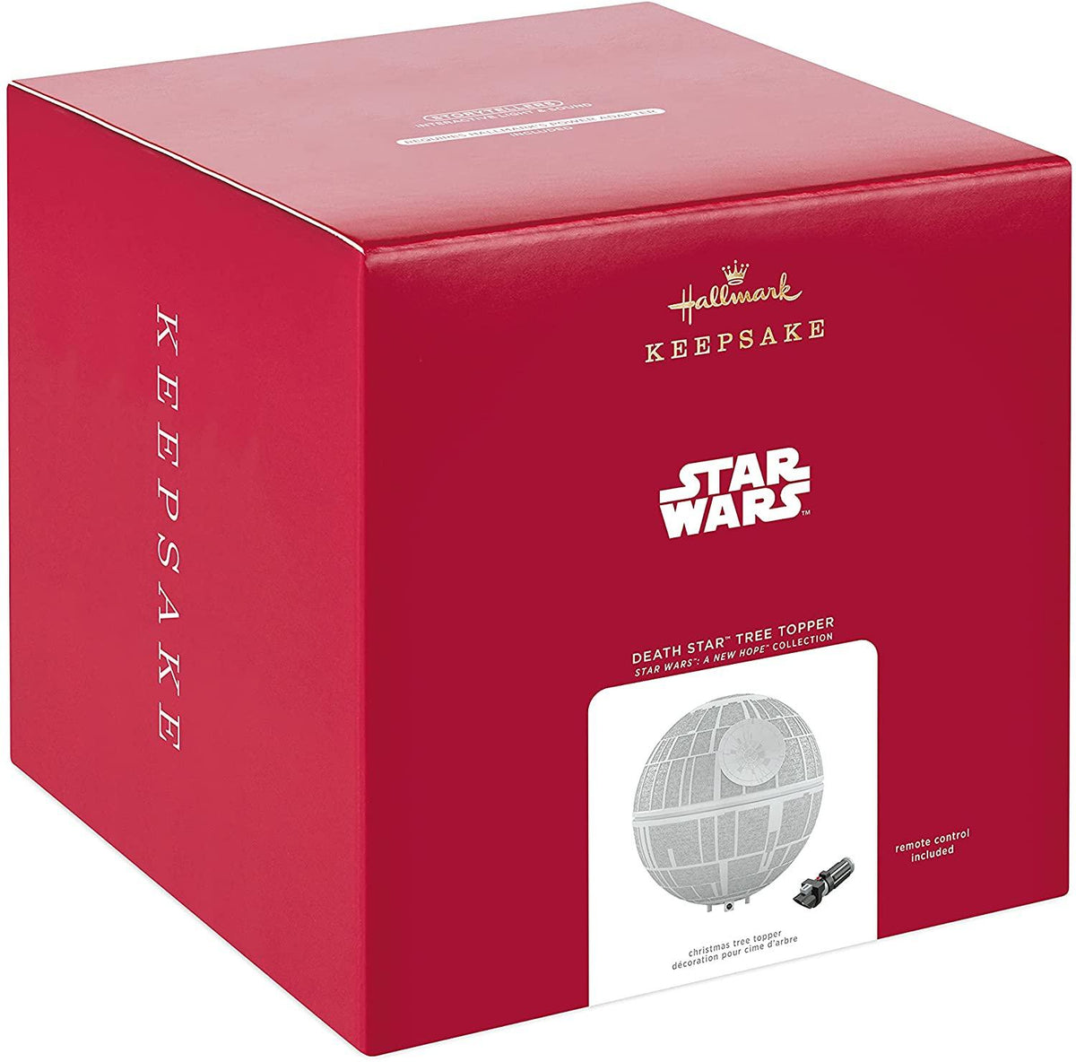 Hallmark Keepsake 2021, Star Wars: A Hope Collection Death Star Musical Tree Topper with Light