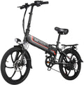 Speedrid Folding Electric Bike Ebike, 20'' Electric Commuter Bicycle with 10.4AH Removable Lithium-Ion Battery, 48V 350W Motor and Professional Rear 7 Speed Gear