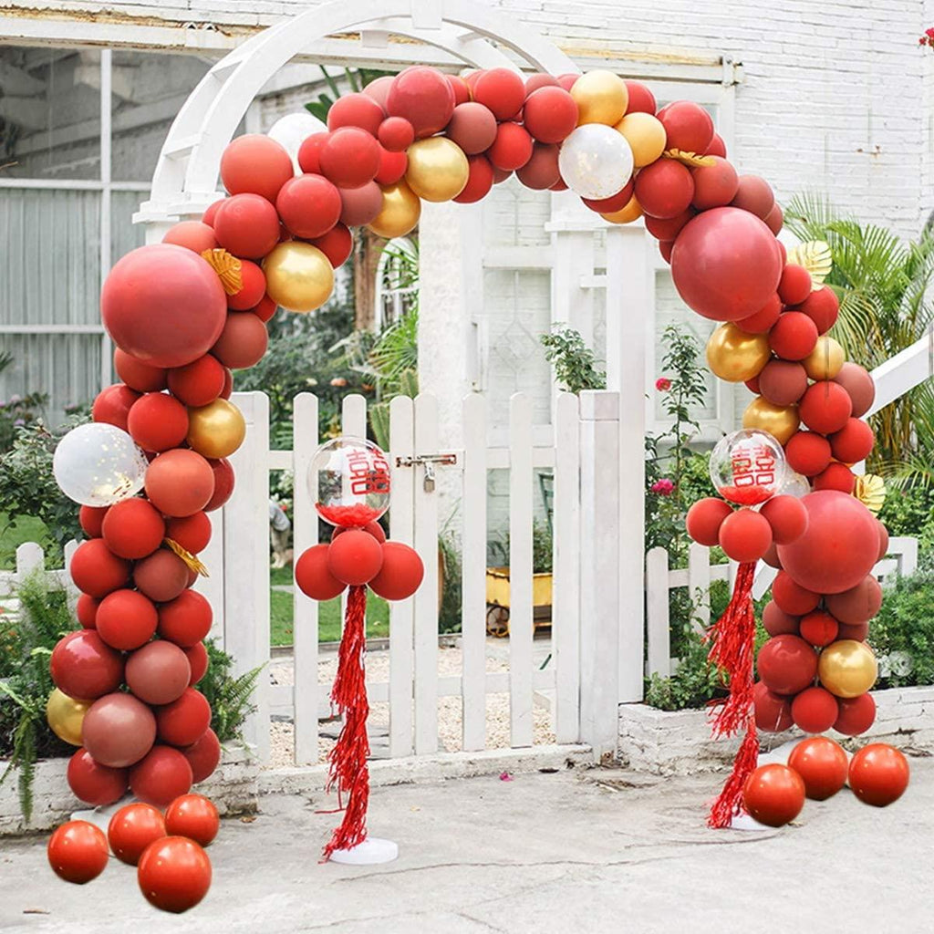 YHWD Balloon Stand Arch Kit, DIY Party Backdrop Balloon Decoration Tool for Birthday Wedding, Baby Shower, Christmas, Adjustable Tall Wide Balloon Arch Frame Set