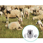 electric milking machine,24w electric pulsating pump milker,14l automatic stainless steel livestock milking equipment,portable impulse milking supplies vacuum pump milker for cows goats sheep