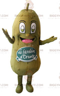 Giant Green Pickle BIGGYMONKEYMascot Costume. Orante's garden