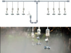 BBGS Garden Irrigation System Distribution Tubing with Adjustable Nozzle Sprayer Dripper Watering Kit for Greenhouse, Lawn, Patio