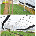 BBGS Garden Irrigation System Distribution Tubing with Adjustable Nozzle Sprayer Dripper Watering Kit for Greenhouse, Lawn, Patio