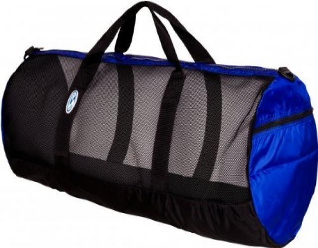 Stahlsac by Bare 36" Mesh Duffel Bag (Black/Blue)