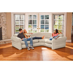 Inflatable Corner Living Room Neutral Sectional Sofa (2-Pack)