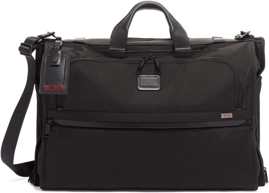 Men's Alpha Garment Tri Fold Carry On Bag, Black, One Size