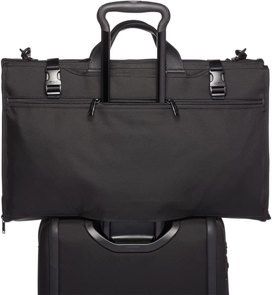 Men's Alpha Garment Tri Fold Carry On Bag, Black, One Size