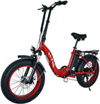 Folding Electric Bike for Adults, Fat Tire 20" Bike Electric, 750W Motor 48V 13AH Removable Battery Electric Bicycles, Beach Snow Hunting High Speed 7-Speed Gear E-Bikes for Women Men