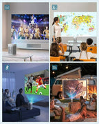 xgimi mogo pro,1080p full hd, 300"  portable projector google android tv