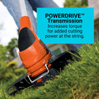 Weed Eater, Lawn Edger and Cordless Lawn Mower 3 in 1 Combo, Includes (2) Batteries, Charger, 12 Inch Battery Powered String Trimmer and Lawnmower, Adjustable Length and Height (MTC220)