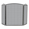3 Panel Olde World Iron Arch Top Screen Large