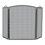 3 Panel Olde World Iron Arch Top Screen Large