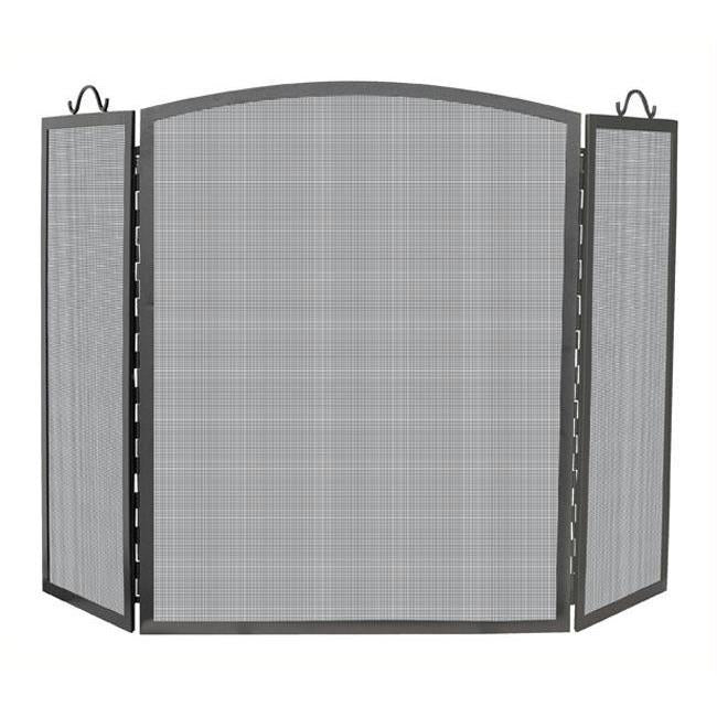 3 Panel Olde World Iron Arch Top Screen Large