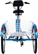 ZHUOTOP Adult Tricycle 7 Speed 3-Wheel Adult Bicycle Trike w/Basket &amp; Tools,Three-Wheeled Bicycles Cruise Trike for Seniors, Women, Men