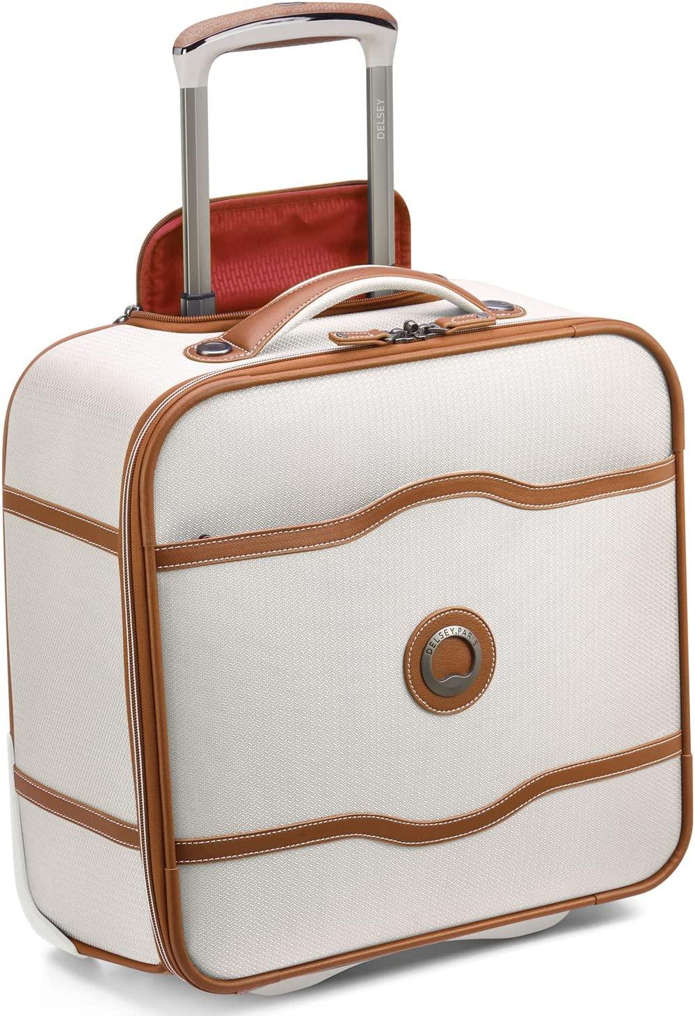 Chatelet 2.0 Softside Luggage Under-Seater with 2 Wheels, Angora, Carry-on 16 Inch