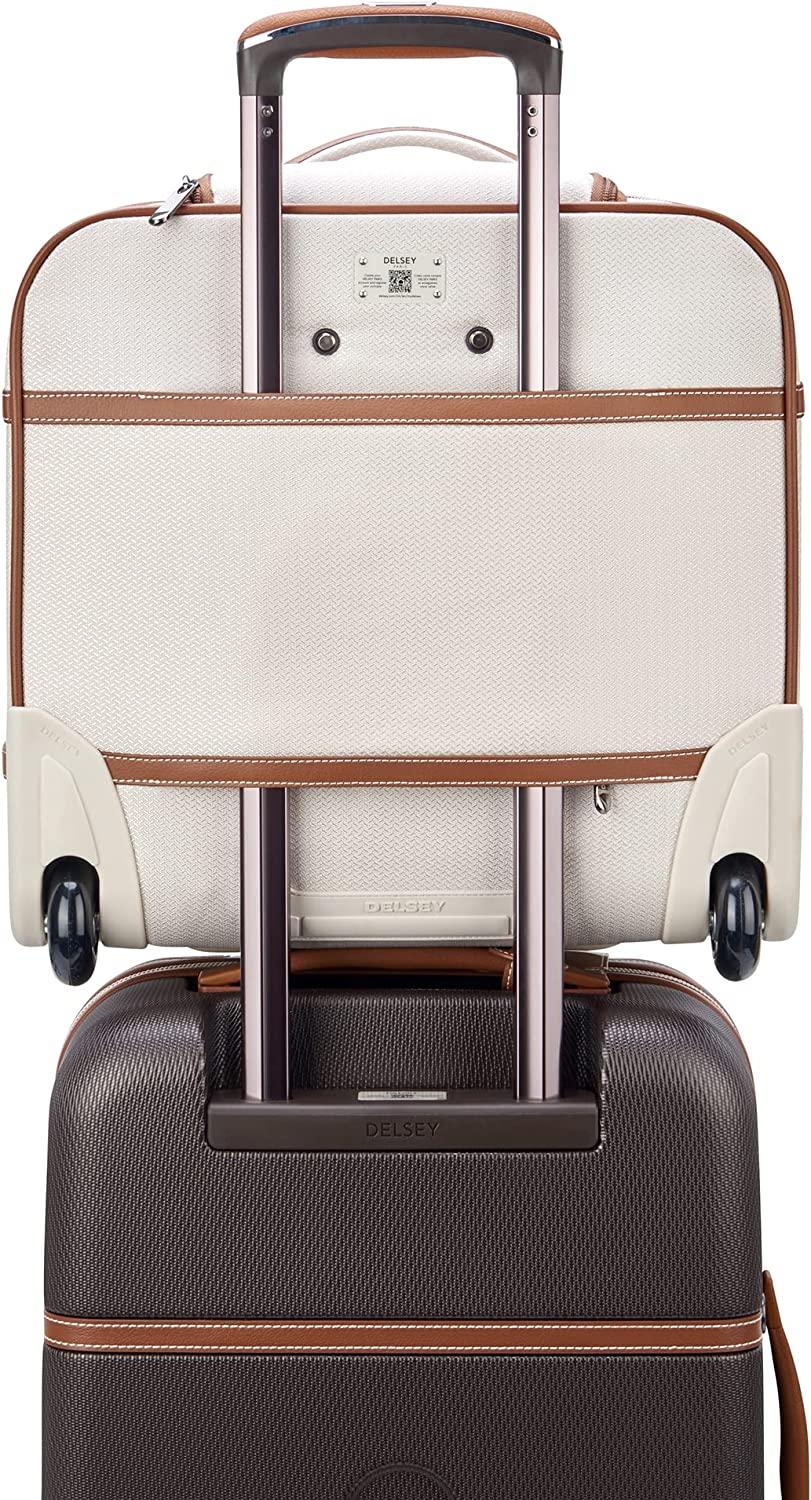 Chatelet 2.0 Softside Luggage Under-Seater with 2 Wheels, Angora, Carry-on 16 Inch