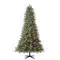 Holiday Time Clear Prelit LED Green Hinged Full Christmas Tree, 7.5'