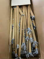 Silver Aluminum Sapphire Regal 7 ft Christmas Taper Tree Curl &amp;Twist