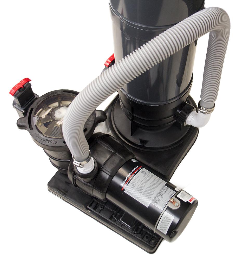rx clear prc120 above ground radiant cartridge filter system with 1 hp extreme force pump